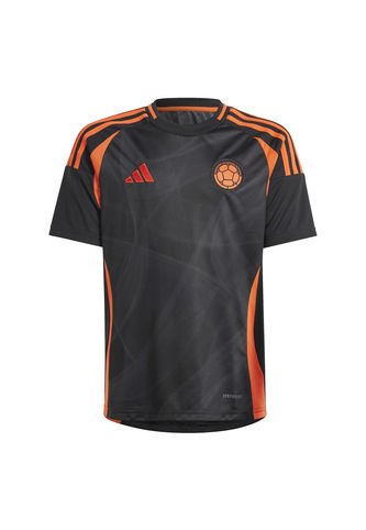Camiseta Adidas Kids Visitante Selección Colombia 24 - Negro-Naranja adidas