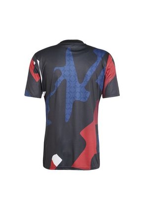 Camiseta Adidas Hombre Mufc Prepartido-Negro-Multicolor