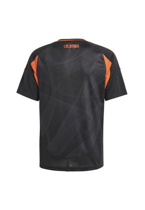 Camiseta Adidas Kids Visitante Selección Colombia 24 - Negro-Naranja