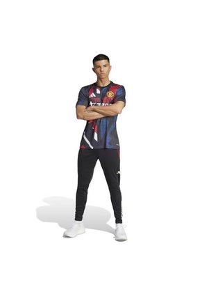 Camiseta Adidas Hombre Mufc Prepartido-Negro-Multicolor