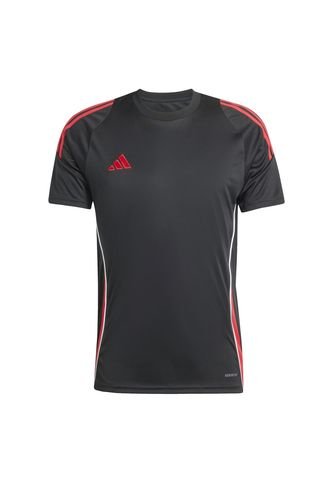 Camiseta Adidas Hombre Tiro 24-Negro-Rojo adidas