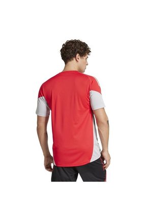 Camiseta Adidas Hombre Entrenamiento De Competición-Rojo-Gris