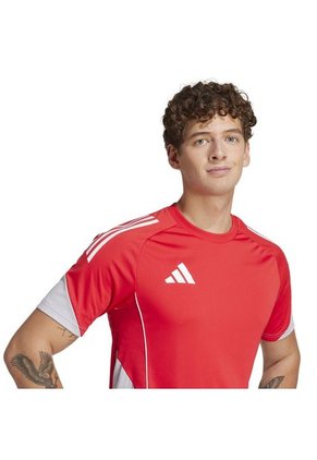 Camiseta Adidas Hombre Entrenamiento De Competición-Rojo-Gris