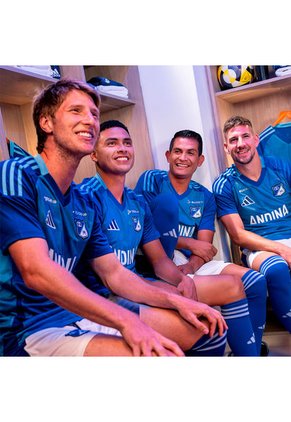 Camiseta Adidas Hombre Millonarios FC 25 Promo Local - Azul