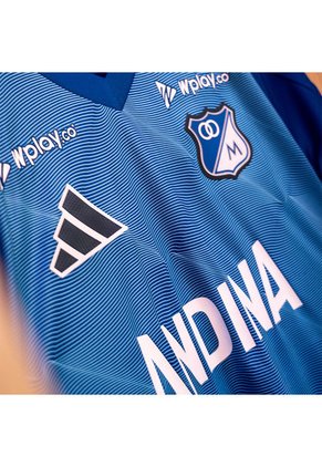 Camiseta Adidas Hombre Millonarios FC 25 Promo Local - Azul