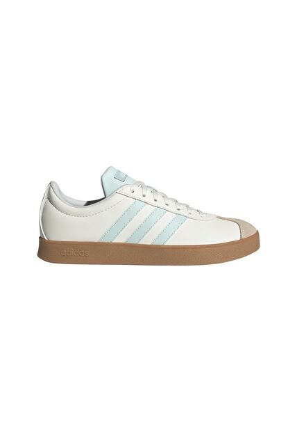 Tenis Adidas Mujer Vl Court Base  - Blanco - Azul