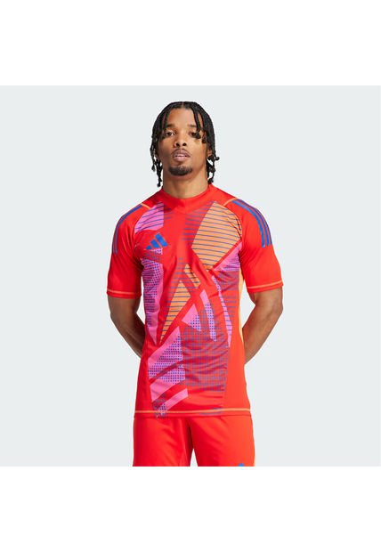 Camiseta Adidas Hombre T24 P GK Jsy - Rojo-Multicolor