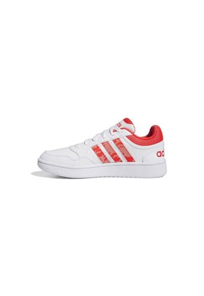 Tenis Mujer Adidas Hoops - Blanco-Rojo