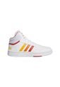 Tenis Adidas Mujer   Hoops 3.0 Mid - Blanco - Naranja de adidas