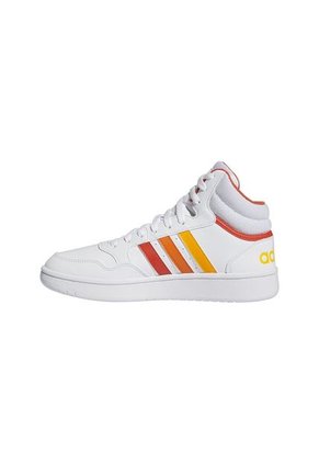 Tenis Adidas Mujer   Hoops 3.0 Mid - Blanco - Naranja