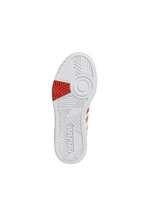 Tenis Adidas Mujer   Hoops 3.0 Mid - Blanco - Naranja