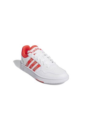 Tenis Mujer Adidas Hoops - Blanco-Rojo