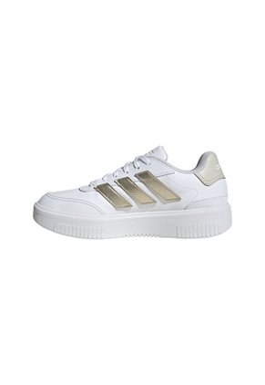 Tenis Mujer Adidas Courtblock Bold - Blanco-Dorado