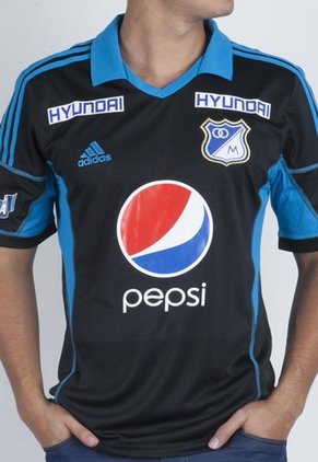Camiseta adidas Millonarios FC Negro-Azul