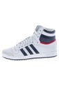 Basketaball adidas Top Ten Hi Blanco-Azul-Rojo de adidas
