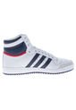 Basketaball adidas Top Ten Hi Blanco-Azul-Rojo de adidas