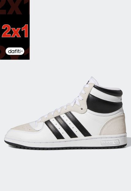 Tenis Lifestyle Blanco-Beige-Negro adidas Originals Top Ten RB