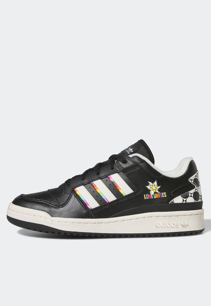 Tenis Lifestyle Negro-Blanco-Multicolor adidas Originals Forum Low Pride