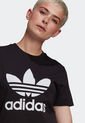 Camiseta Negro-Blanco adidas Originals Adicolor Classics Trefoil de adidas Originals