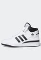 Tenis Lifestyle Blanco-Negro adidas Originals FORUM MID de adidas Originals