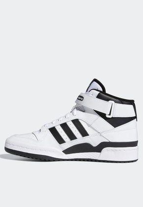 Tenis Lifestyle Blanco-Negro adidas Originals FORUM MID