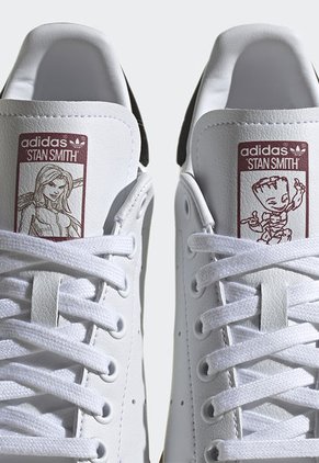 Tenis Lifestyle Blanco-Marrón-Negro adidas Originals Stan Smith Disney Groot And Gamora