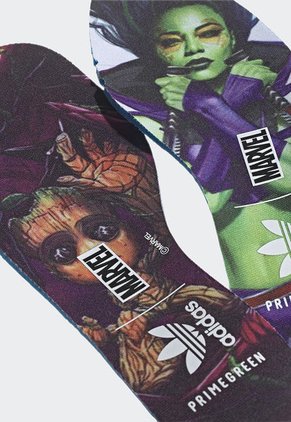 Tenis Lifestyle Blanco-Marrón-Negro adidas Originals Stan Smith Disney Groot And Gamora