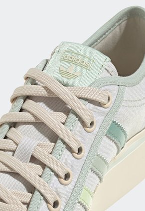 Tenis Lifestyle Verde Menta-Beige adidas Originals Nizza Platform