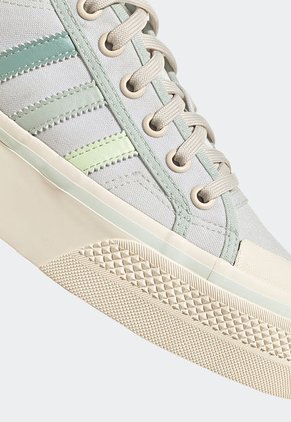 Tenis Lifestyle Verde Menta-Beige adidas Originals Nizza Platform