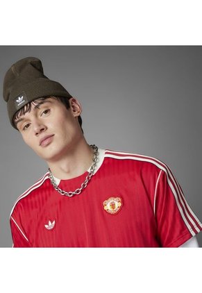 Camiseta Adidas Unisex Perform. Manchester U. Icon -  Rojo