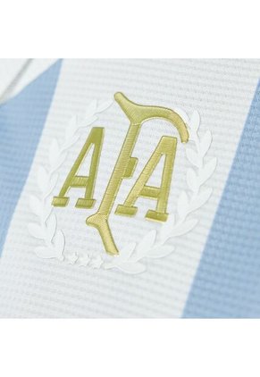 Camiseta Adidas Mujer Argentina Aniversario-Azul-Blanco