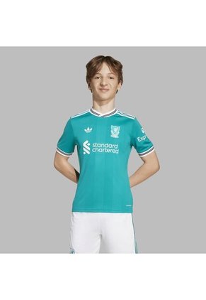 Camiseta Adidas Kids 3ra Equipación Liverpool FC 25 - Verde