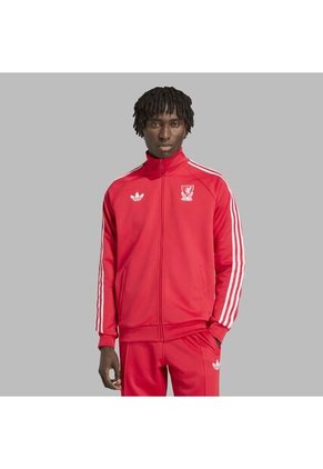 Chaqueta Adidas Hombre Deportiva Originals Liverpool FC - Rojo