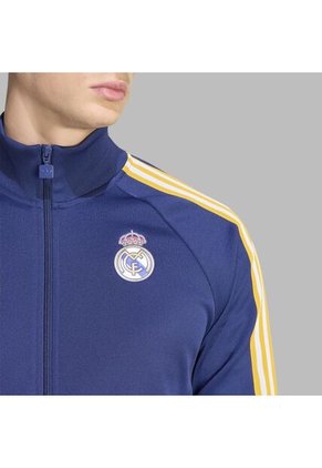 Chaqueta Adidas Hombre Deportiva Originals Real Madrid - Azul