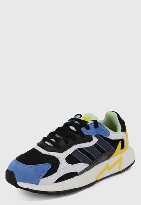 Tenis Lifestyle Blanco-Negro-Azul-Amarillo adidas Originals Tresc Run