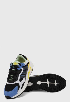 Tenis Lifestyle Blanco-Negro-Azul-Amarillo adidas Originals Tresc Run