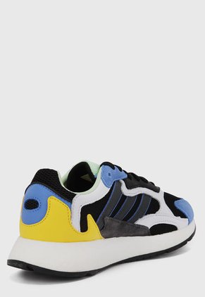 Tenis Lifestyle Blanco-Negro-Azul-Amarillo adidas Originals Tresc Run