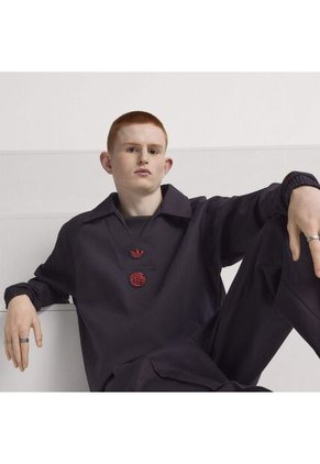 Buzo Adidas Hombre Bayern FC Terrace Icons Drill - Violeta