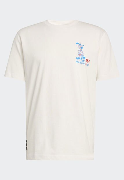 Camiseta adidas Originals Copa Mundial de la FIFA 26 Striker Mascot Marfil
