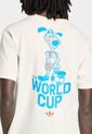 Camiseta adidas Originals Copa Mundial de la FIFA 26 Striker Mascot Marfil de adidas Originals