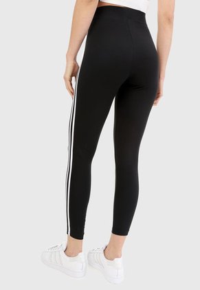 Leggings Negro-Blanco adidas Originals Adicolor Classics 3 Rayas