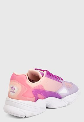Tenis Lifestyle Coral-Morado-Blanco adidas Originals Falcon