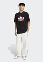 Camiseta adidas Originals Serie Trifolio Roses Negro de adidas Originals