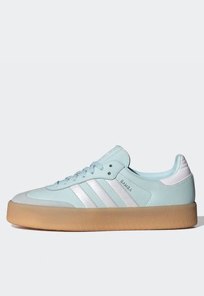 Tenis Lifestyle Celeste-Blanco-Plateado adidas Originals Samba