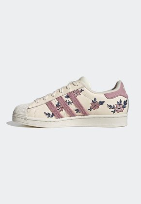 Tenis Lifestyle Beige-Lila-Azul adidas Originals Superstar