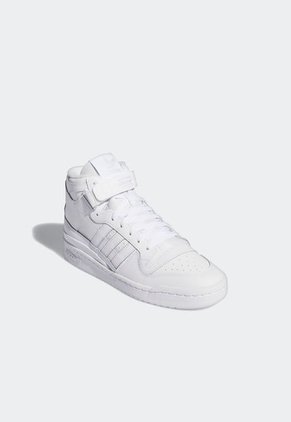 Tenis adidas Originals Forum Mid Blanco