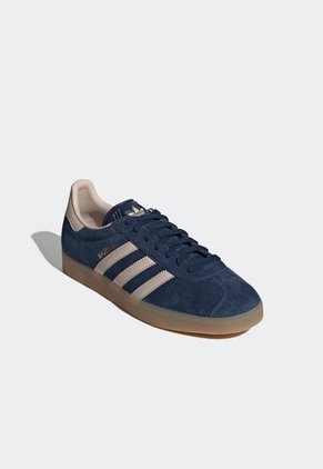 Tenis Lifestyle Azul-Nude-Miel adidas Originals Gazelle