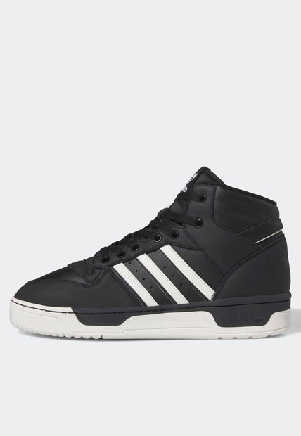 Tenis Lifestyle Negro-Blanco adidas Originals Rivalry Mid