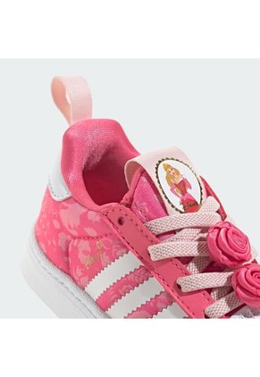 Tenis Rosa Adidas Superstar Quickon Disney Princess Bebés