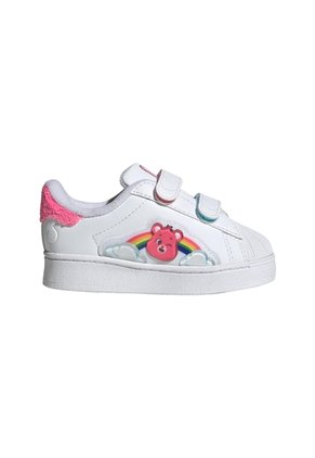Tenis Blanco Adidas Superstar Care Bears Luces Led Bebés